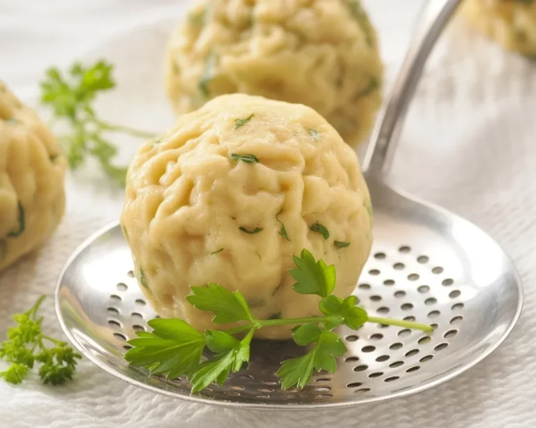 Klassische Semmelknödel aus alten Brötchen, einfaches Rezept für köstliche Knödel.