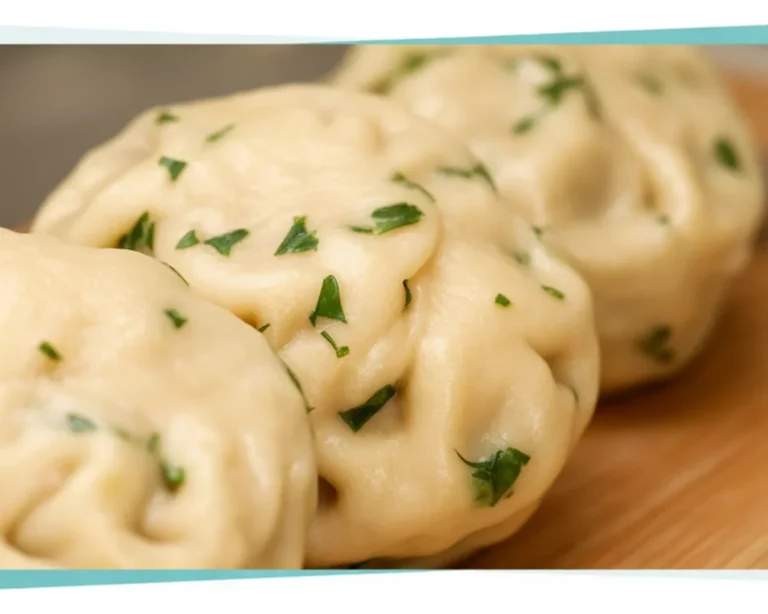 Bayrische Semmelknödel Rezept mit Semmeln, Kräutern und Milch für eine leckere Beilage