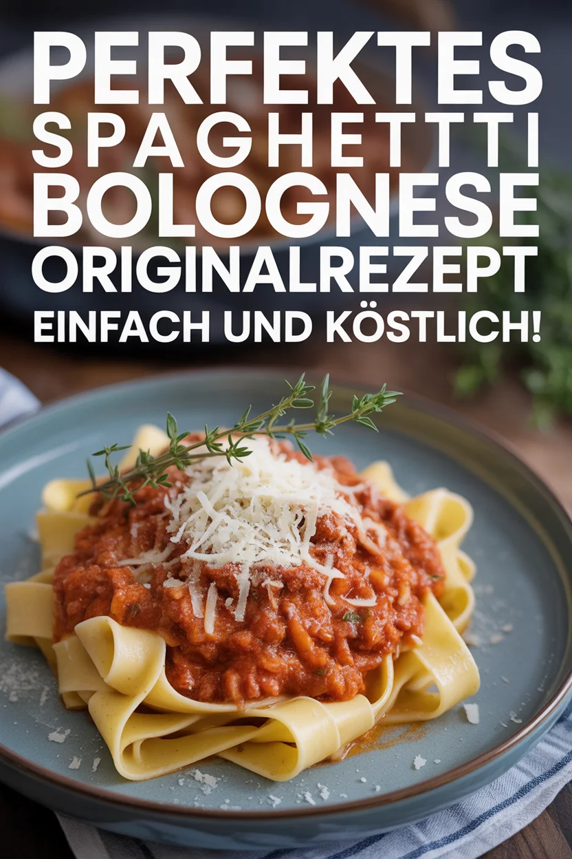 Spaghetti Bolognese Originalrezept