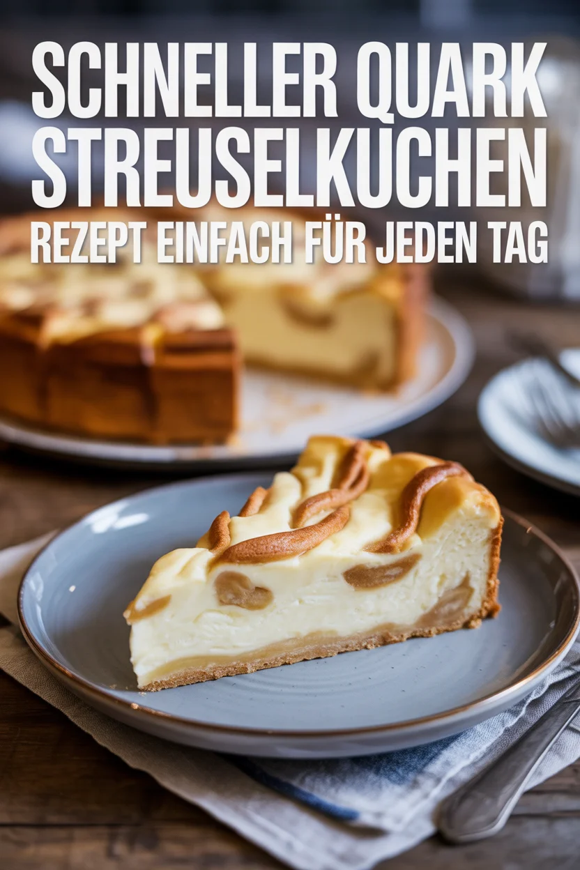 Schneller Quark Streuselkuchen Rezept einfach für jeden Tag