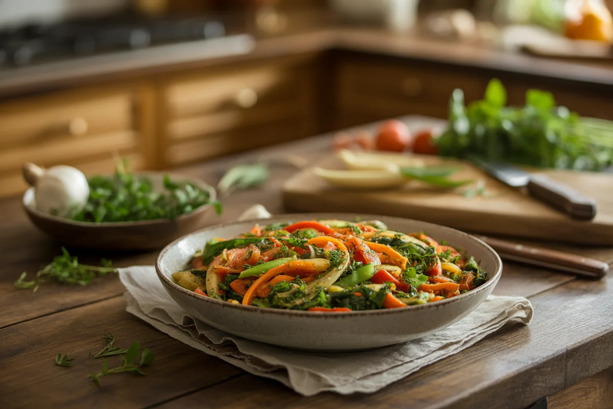 Vegane Gemüsepfanne Rezept – Schnell, einfach und einfach lecker!