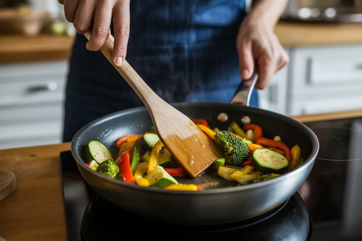 Vegane Gemüsepfanne Rezept