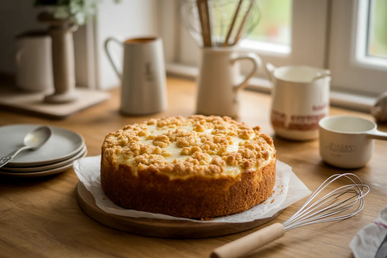 Schneller Quark Streuselkuchen Rezept einfach für jeden Tag
