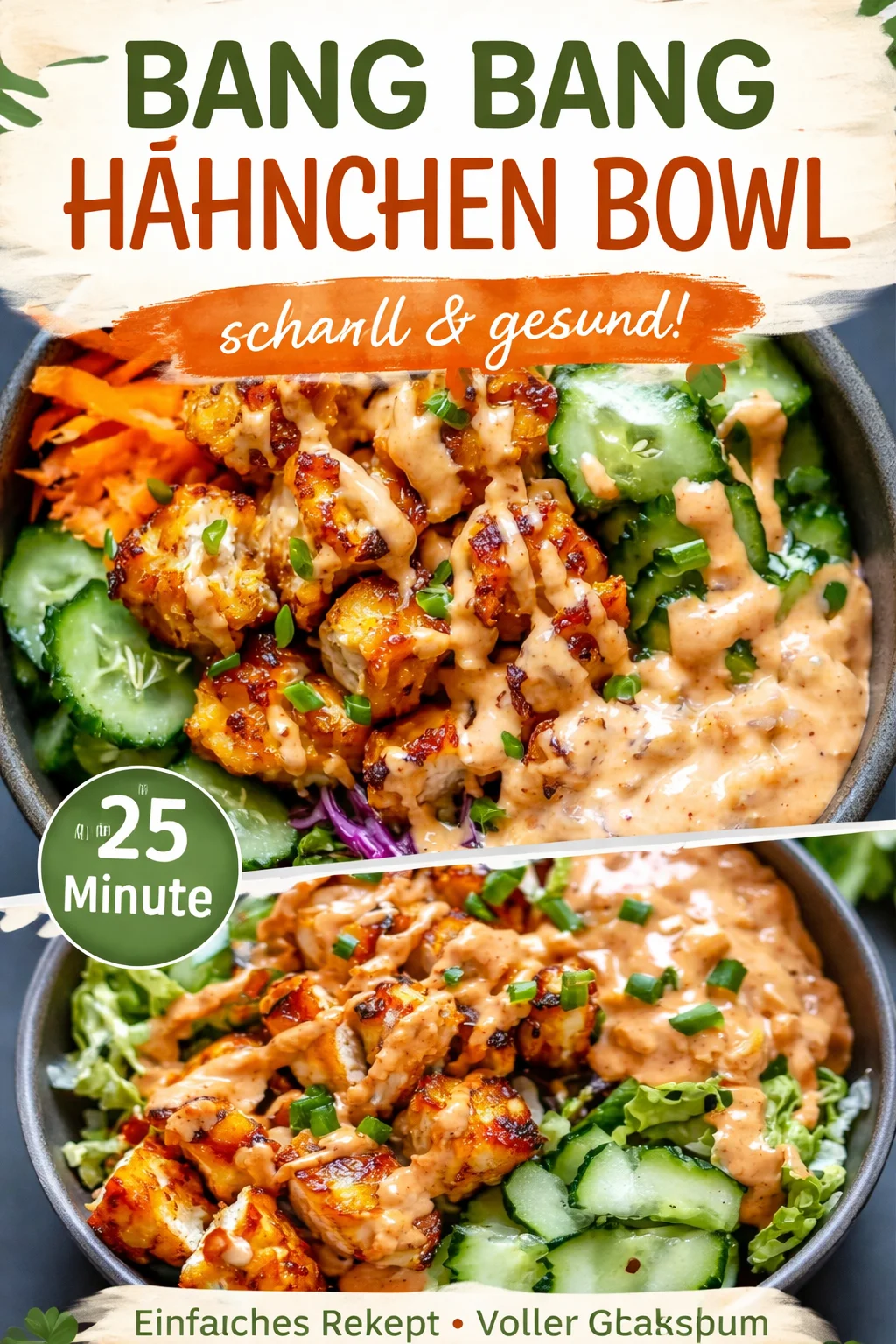 Bang Bang Hühnchen Schüssel