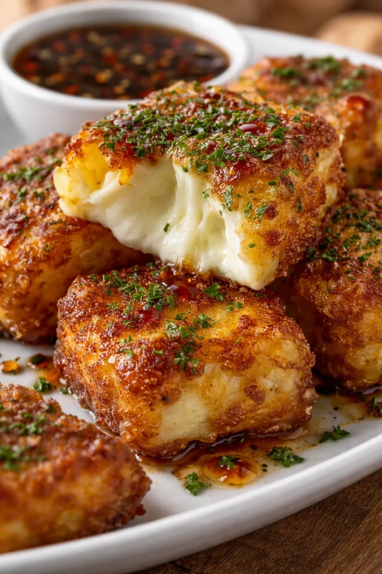 Crispy Feta aus dem Airfryer, lecker und knusprig zubereitet