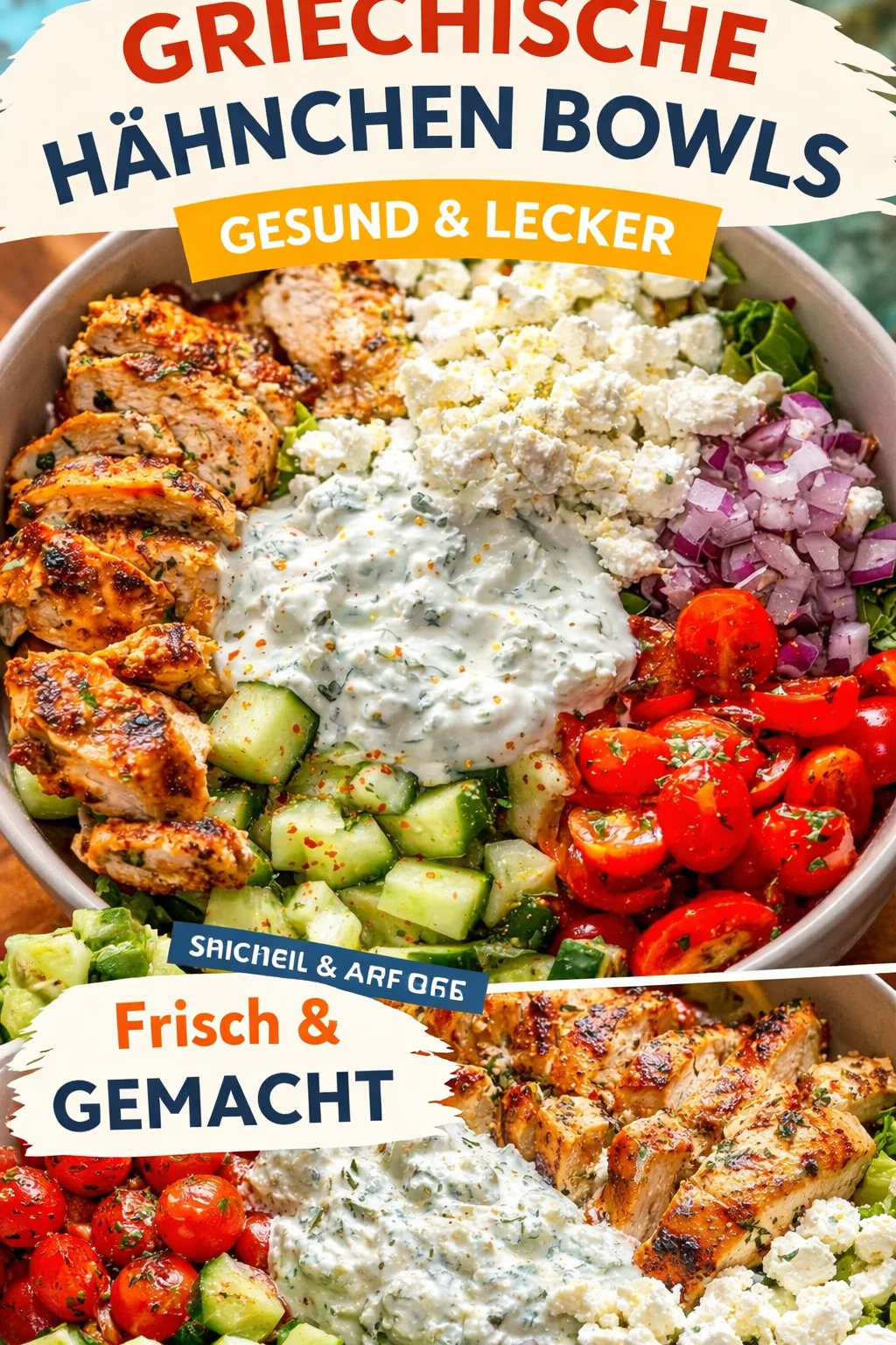 Griechische Hühnchenschalen