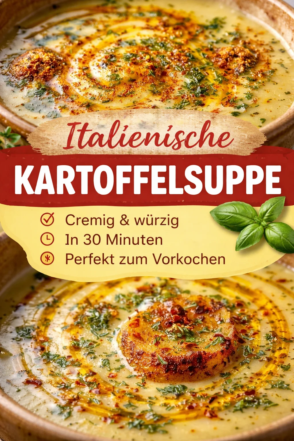 Italienische Kartoffelsuppe