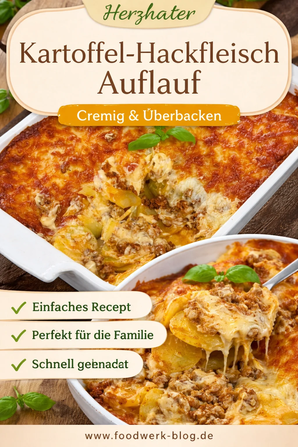 Kartoffel-Hackfleisch Auflauf