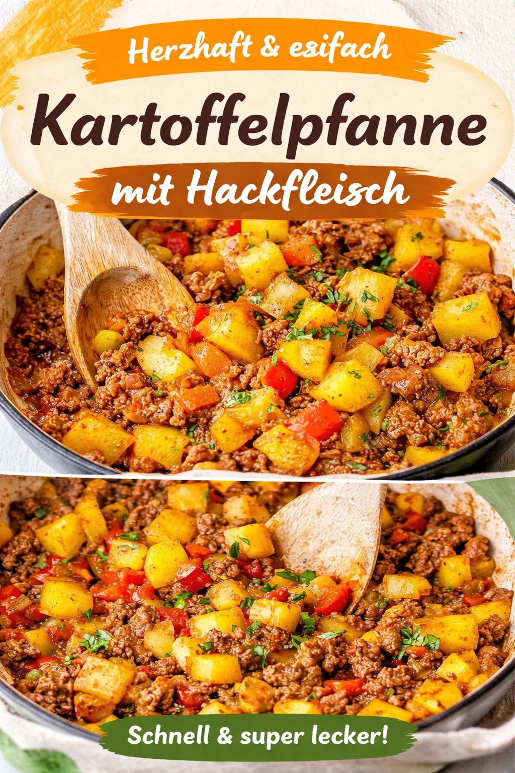 Kartoffel Hackfleisch Pfanne
