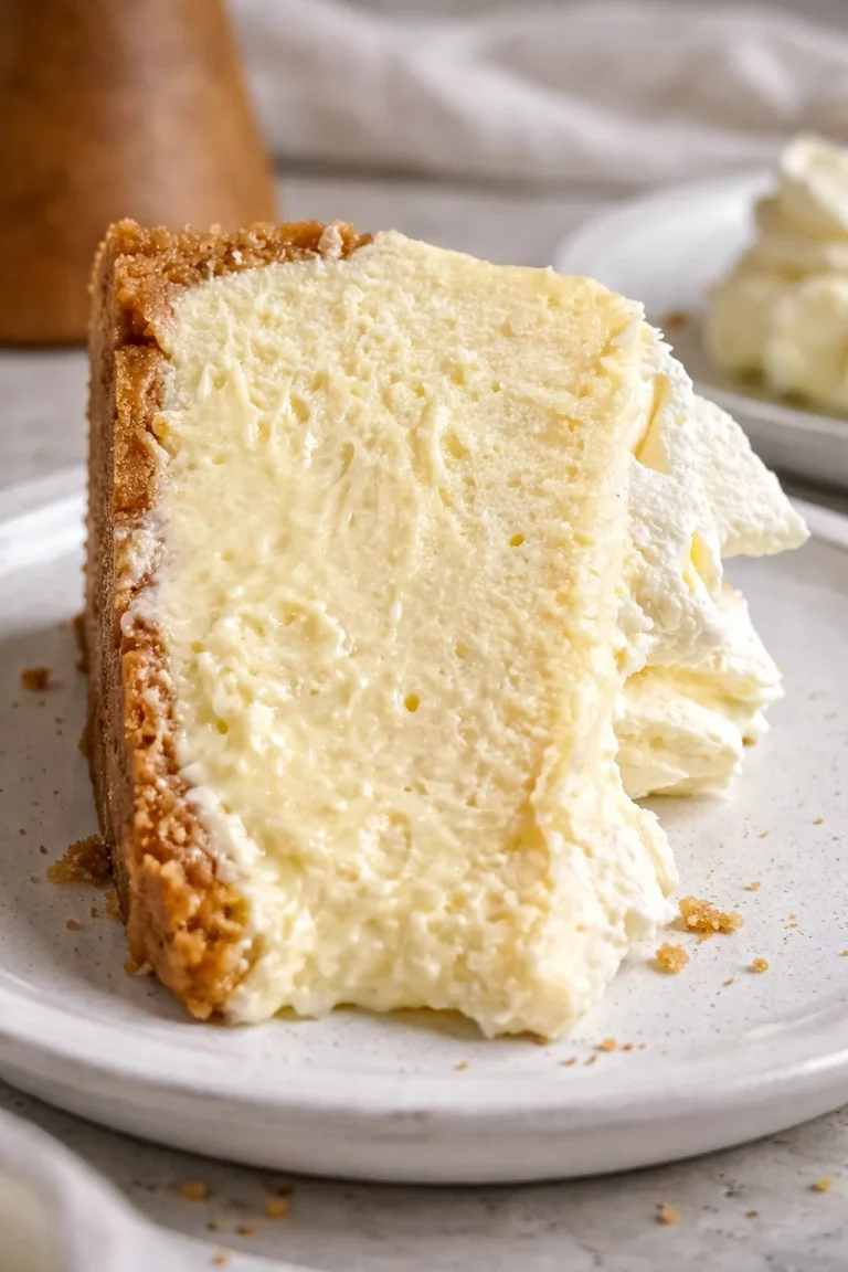 Leckerer Käsekuchen auf einem Teller mit frischen Beeren