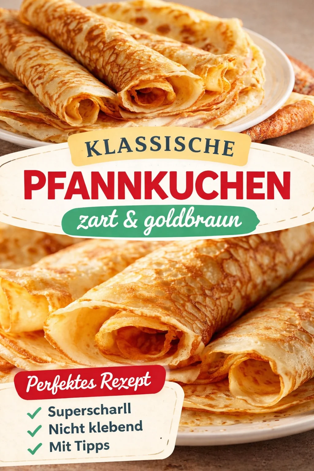 Perfekte Pfannkuchen