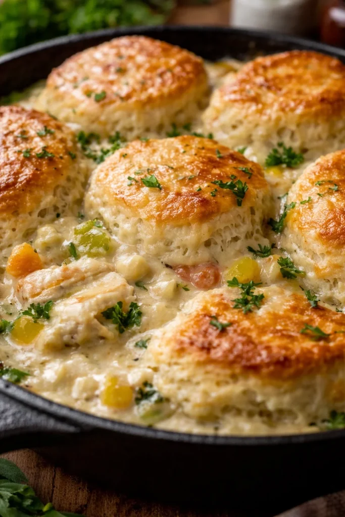 Rote Hummer Keks Hähnchen-Pastete serviert auf einem Teller