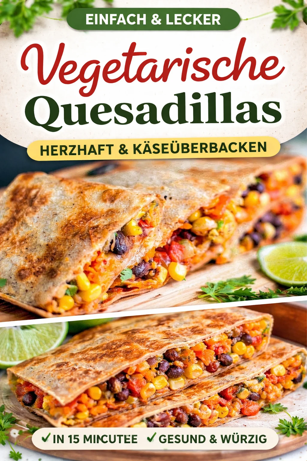 Vegetarische Quesadillas