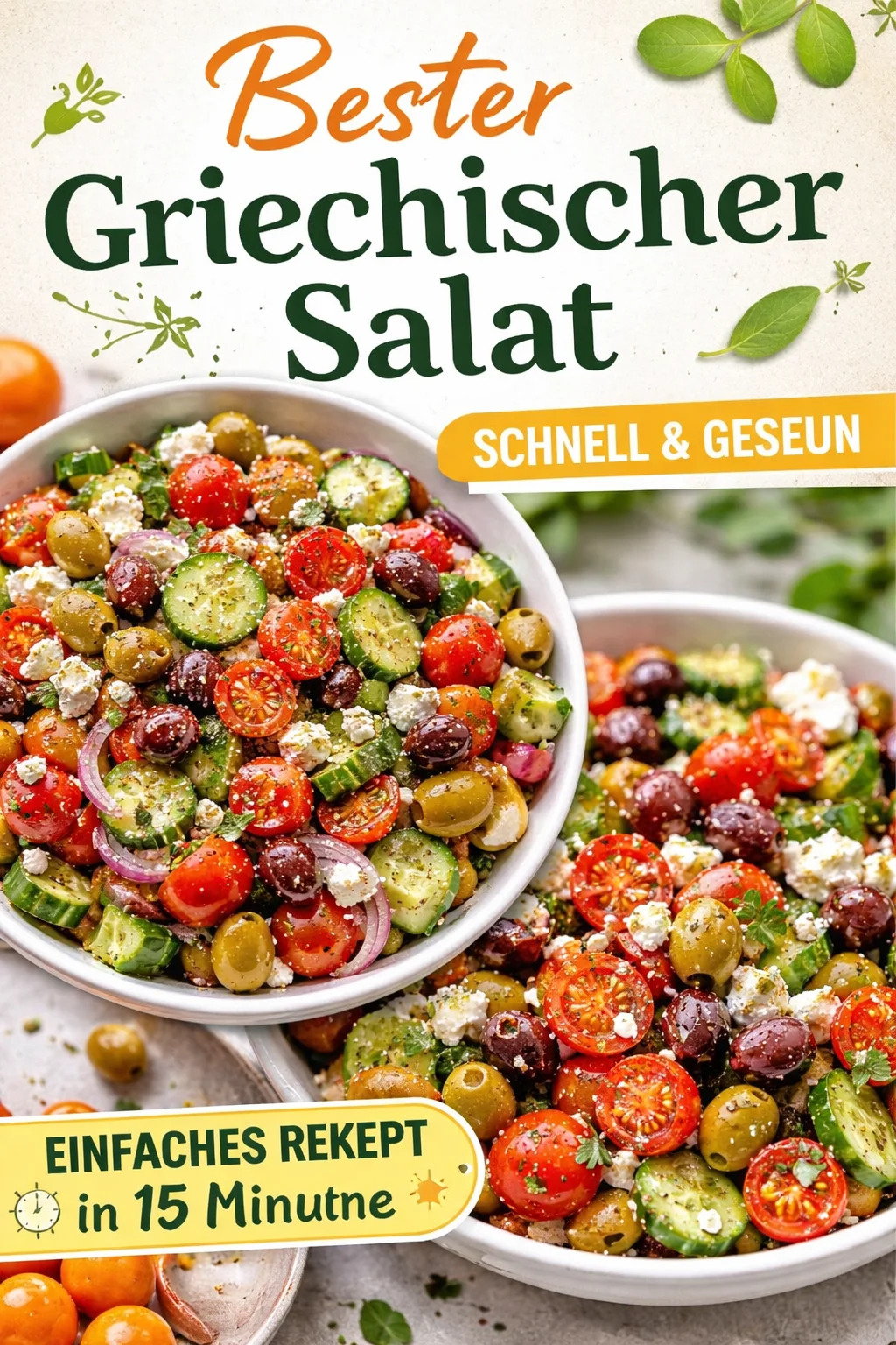 Bester griechischer Salat Rezept