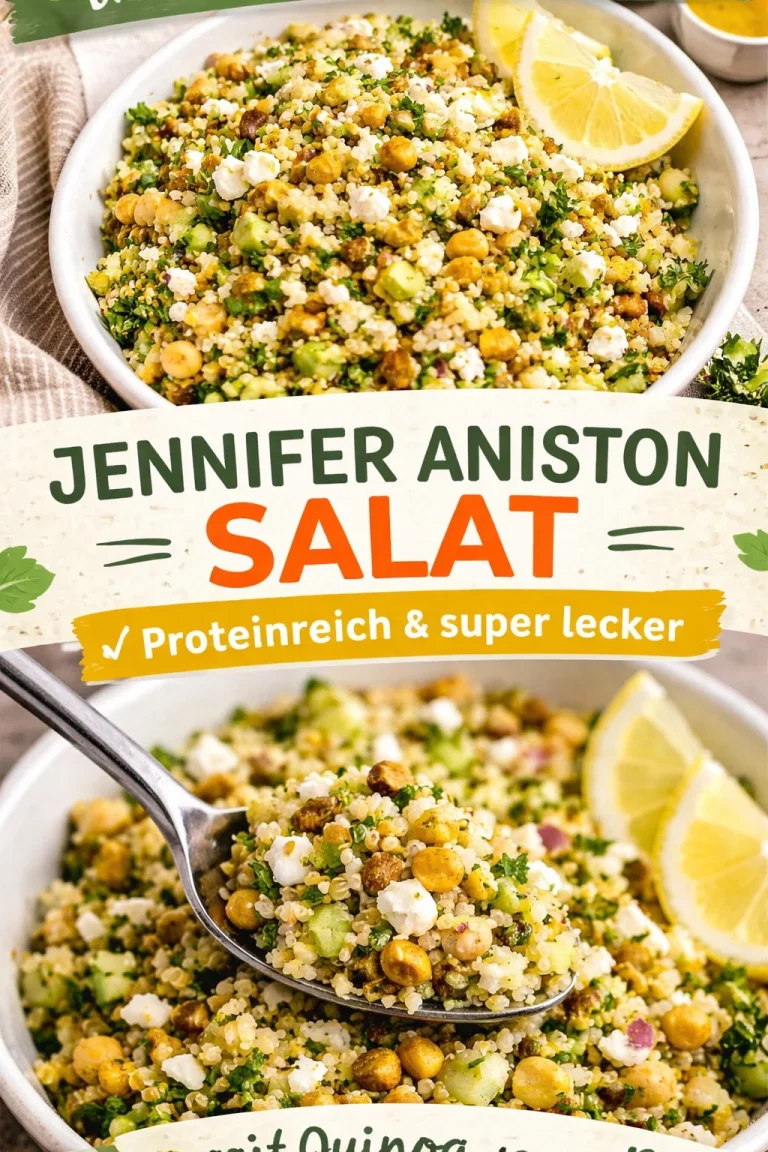 Jennifer Aniston Salat Rezept mit frischen Zutaten für einen gesunde Ernährung