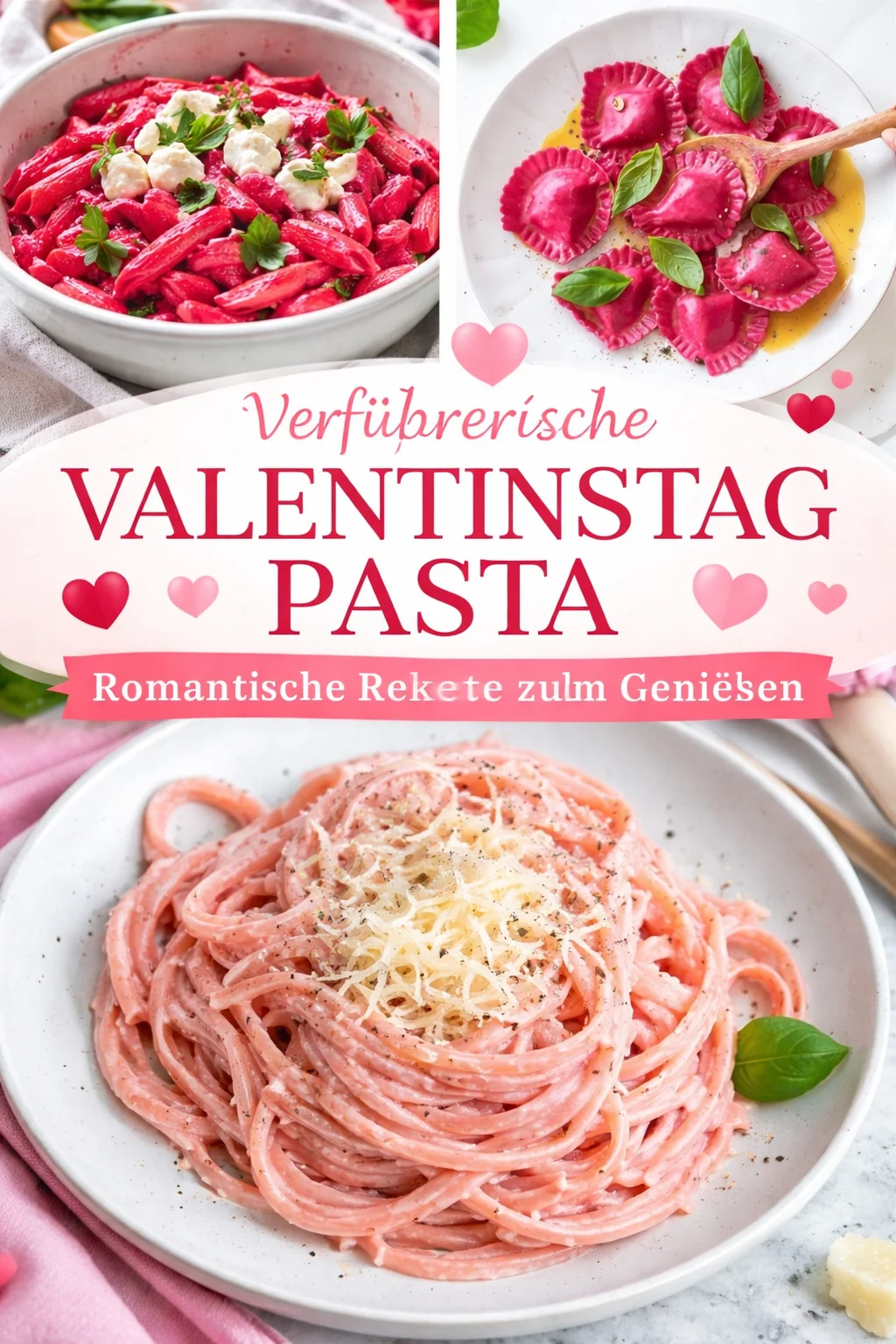 Kreative Pasta-Gerichte für das Valentinstagsdinner