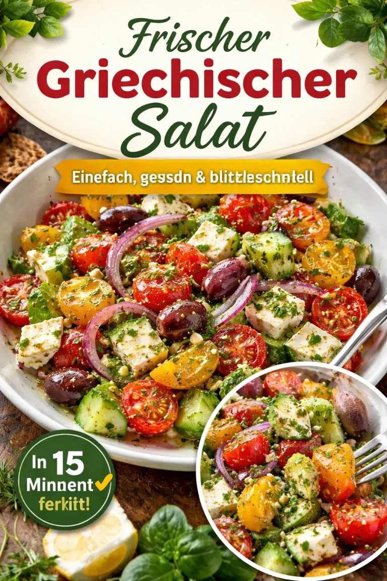 Würziger mediterraner Avocado-Salat mit frischen Zutaten
