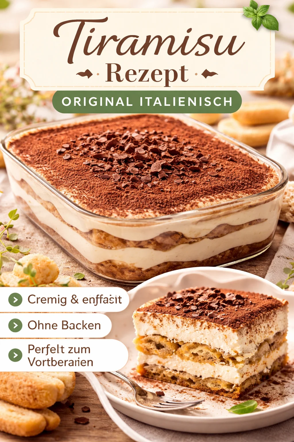 Das beste Tiramisu Rezept nach italienischer Art