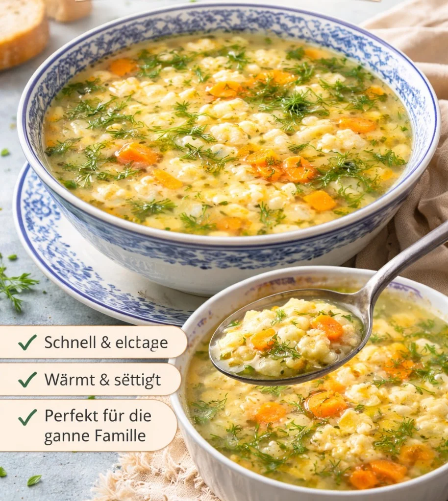 Eierflockensuppe – Ein traditionelles DDR-Rezept