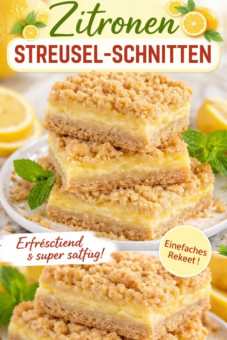 Hausgemachte Zitronenkrümelriegel frisch aus der Küche