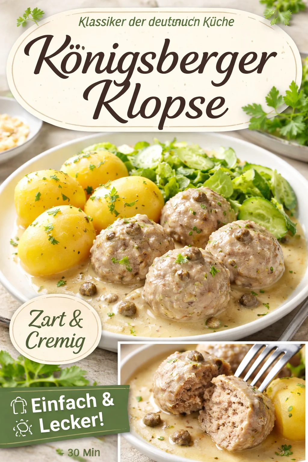 Königsberger Kochklopse – Ein Klassiker der deutschen Küche