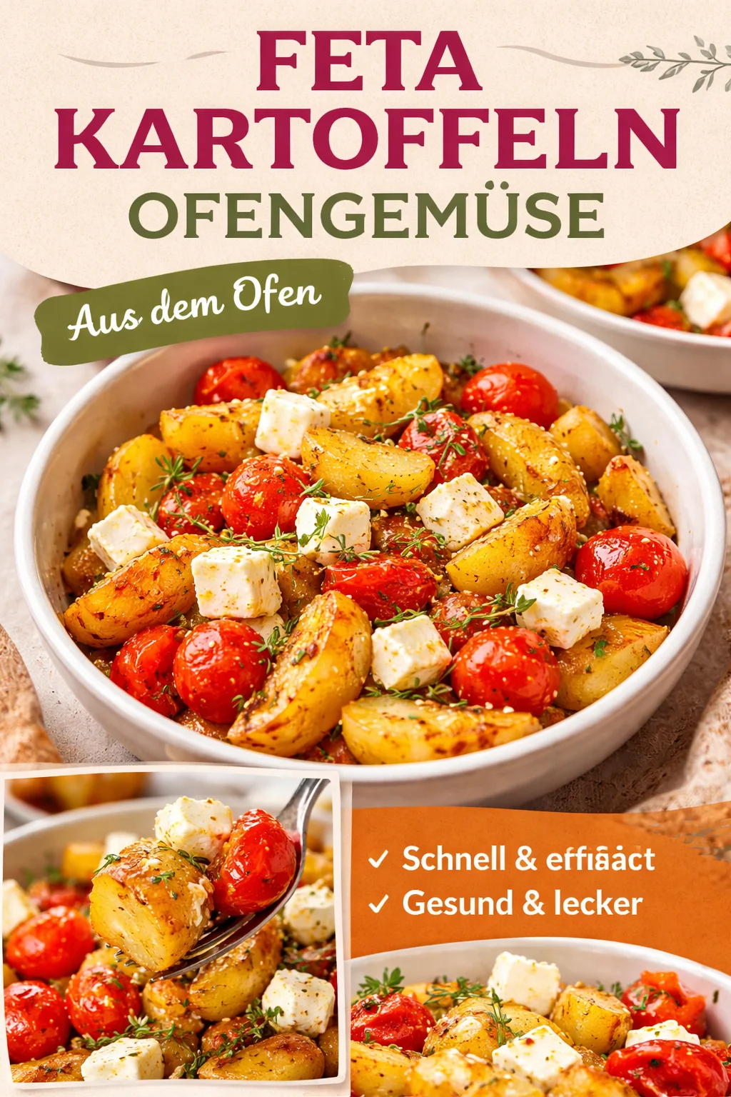 Köstliches Feta Kartoffeln Ofengemüse: Einfach und Gesund!