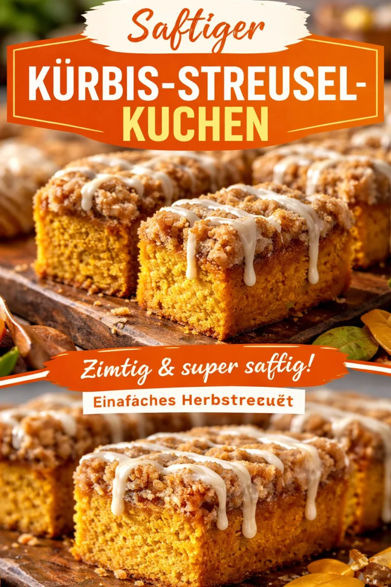 Köstlicher Kürbis-Kaffeekuchen mit Kaffee und Gewürzen auf einem Teller