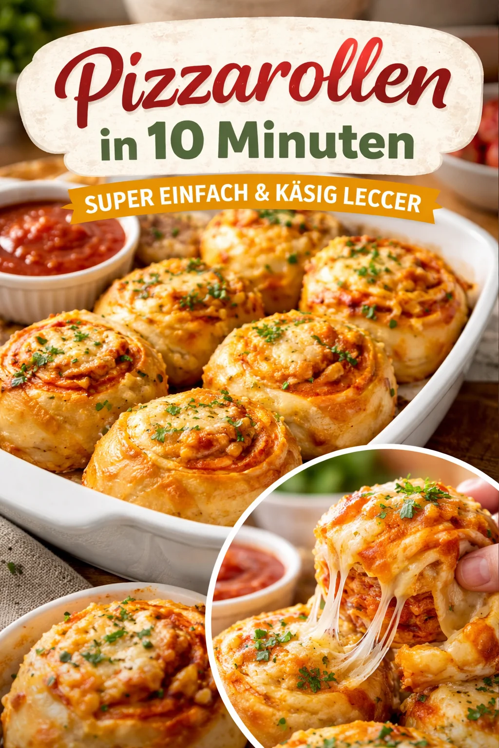Schnelle Pizza-Rollen (Air Fryer)