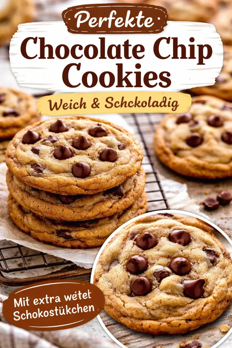 Leckere Schokoladenkekse frisch gebacken auf einem Tisch