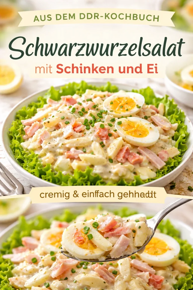 Schwarzwurzelsalat, zart und pikant