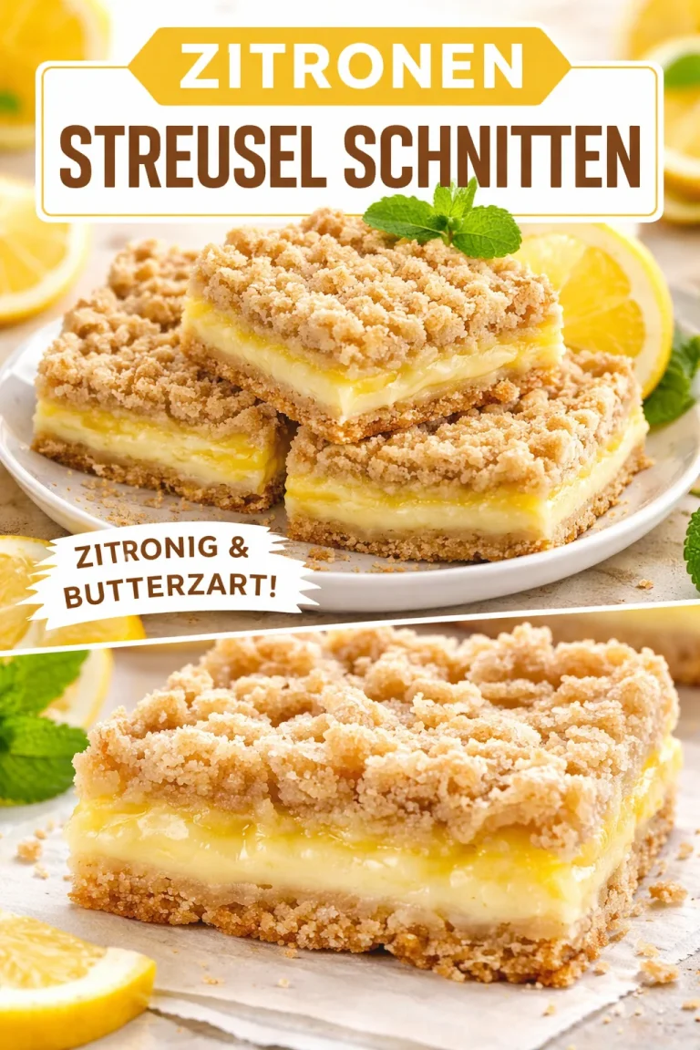 Zitronenkrümelriegel – leckere, erfrischende Süßigkeit mit zitronigem Aroma