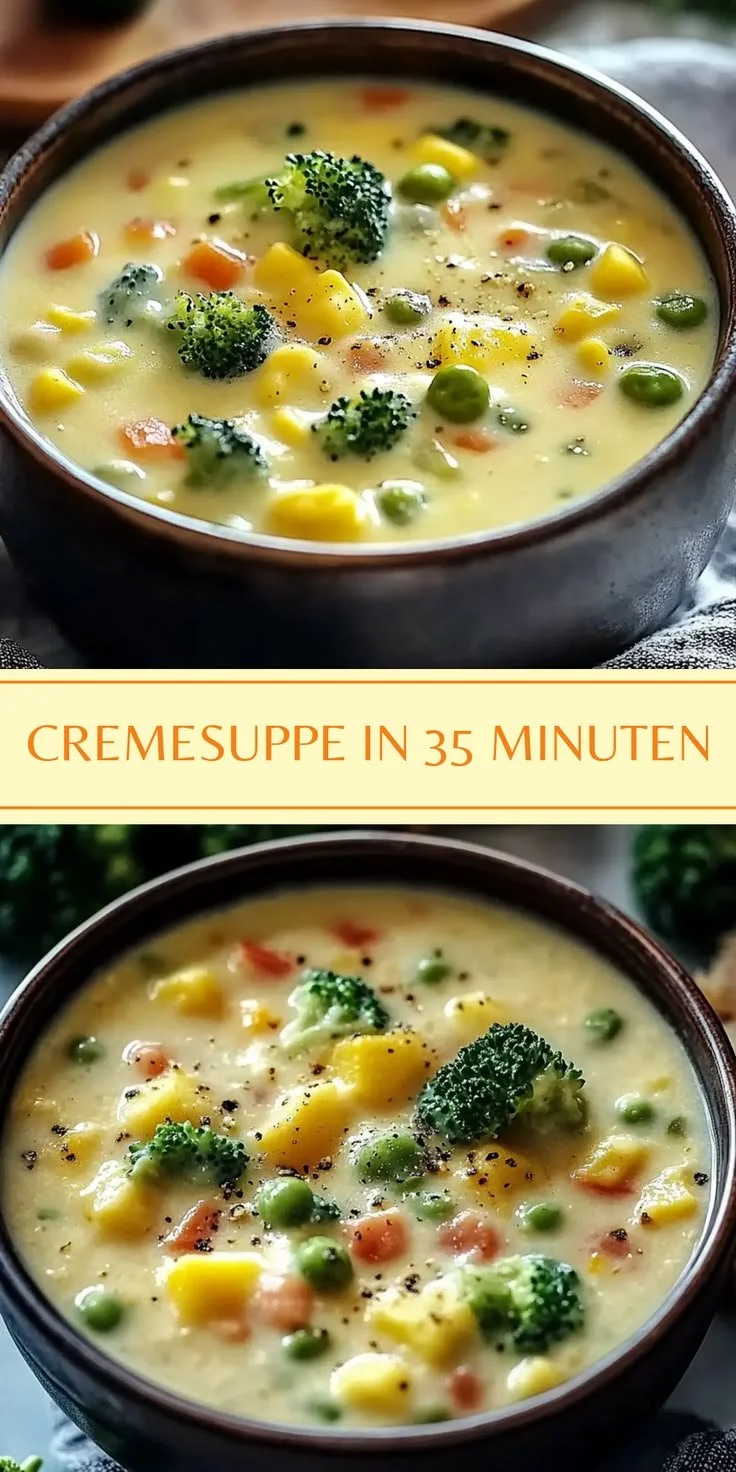 Cremige Brokkoli-Kartoffel-Cremesuppe