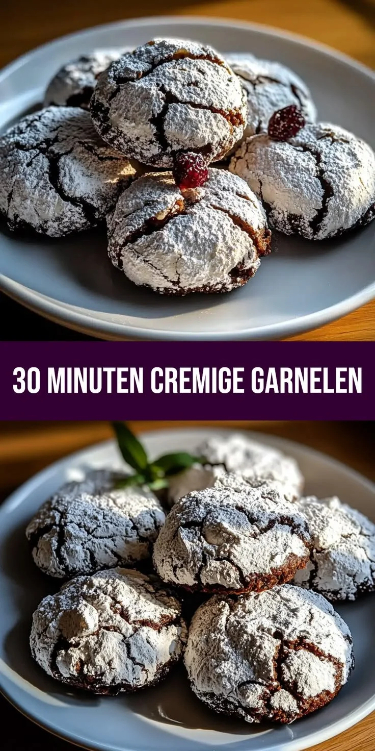 Cremige toskanische Garnelen