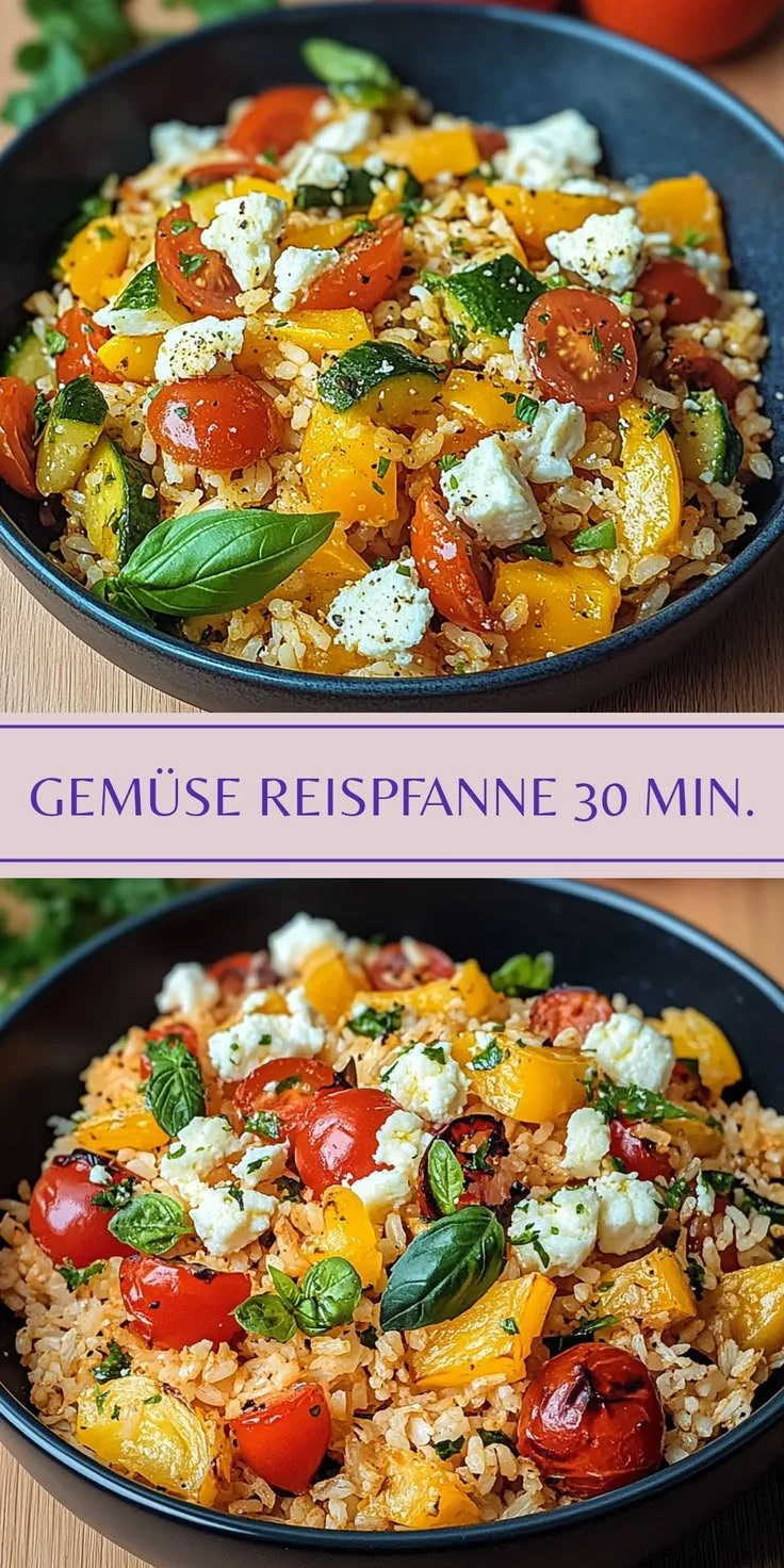 Die perfekte Gemüse Reispfanne