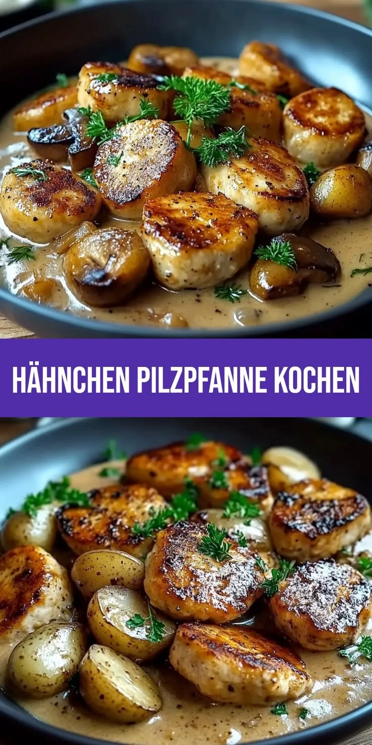 Hähnchen-Pilzpfanne