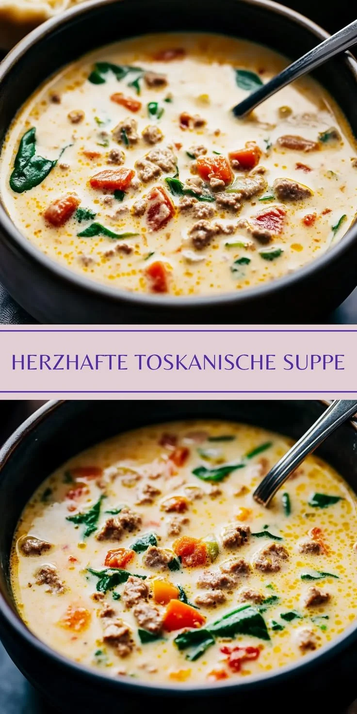 Herzhafte toskanische Suppe