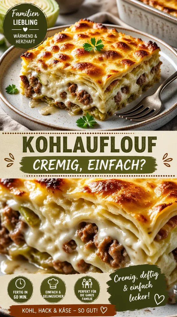 Kohl Auflauf, gesundes Rezept, hydratarm und lecker