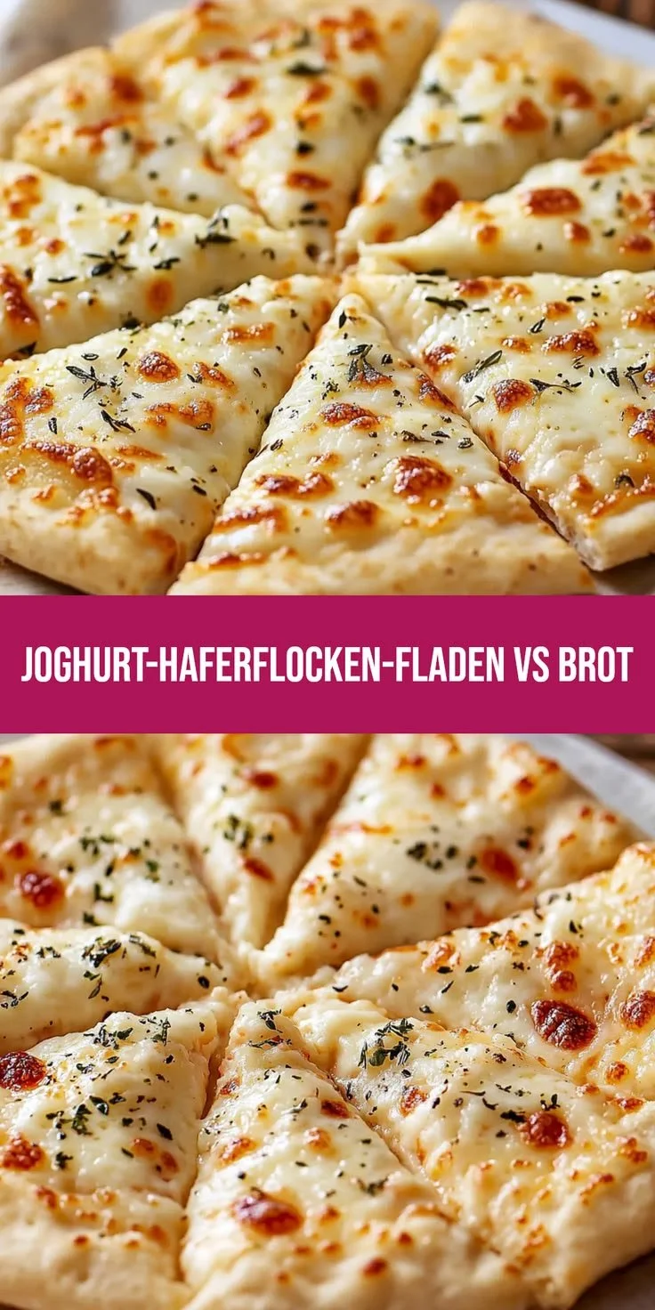 Köstliche Haferflocken-Joghurt-Fladen