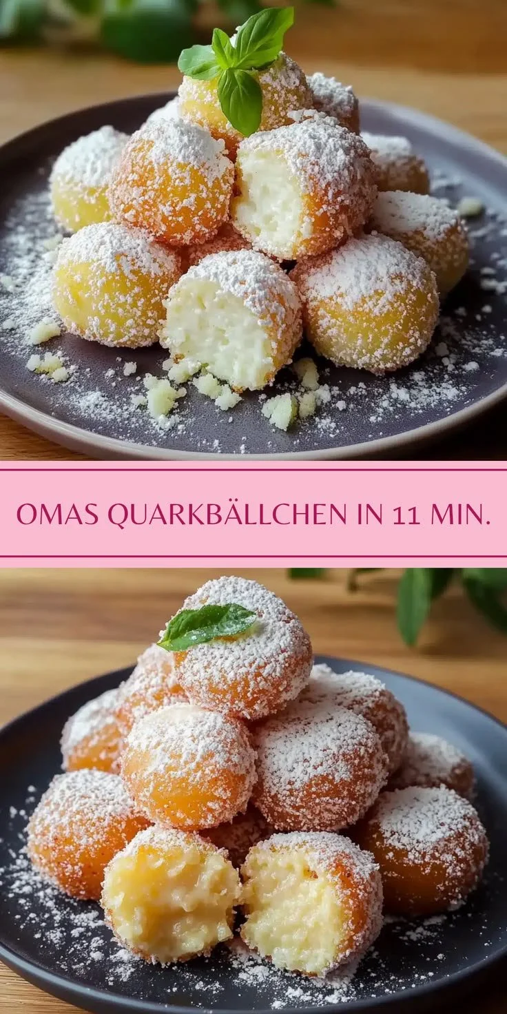 Köstliche Quarkbällchen