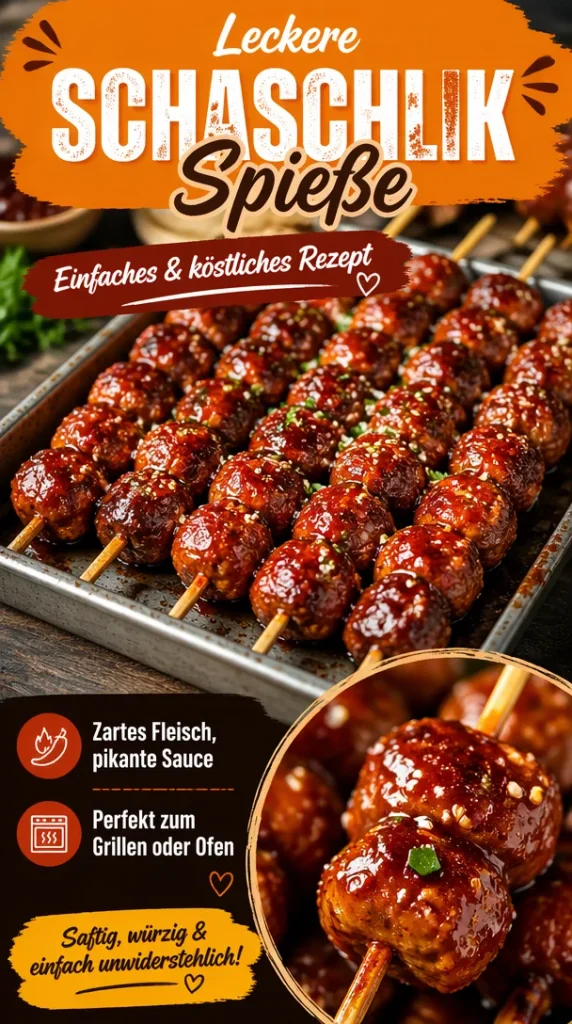 Köstliches Schaslik Gericht von Anne Pommesbude, zubereitet in 30 Minuten