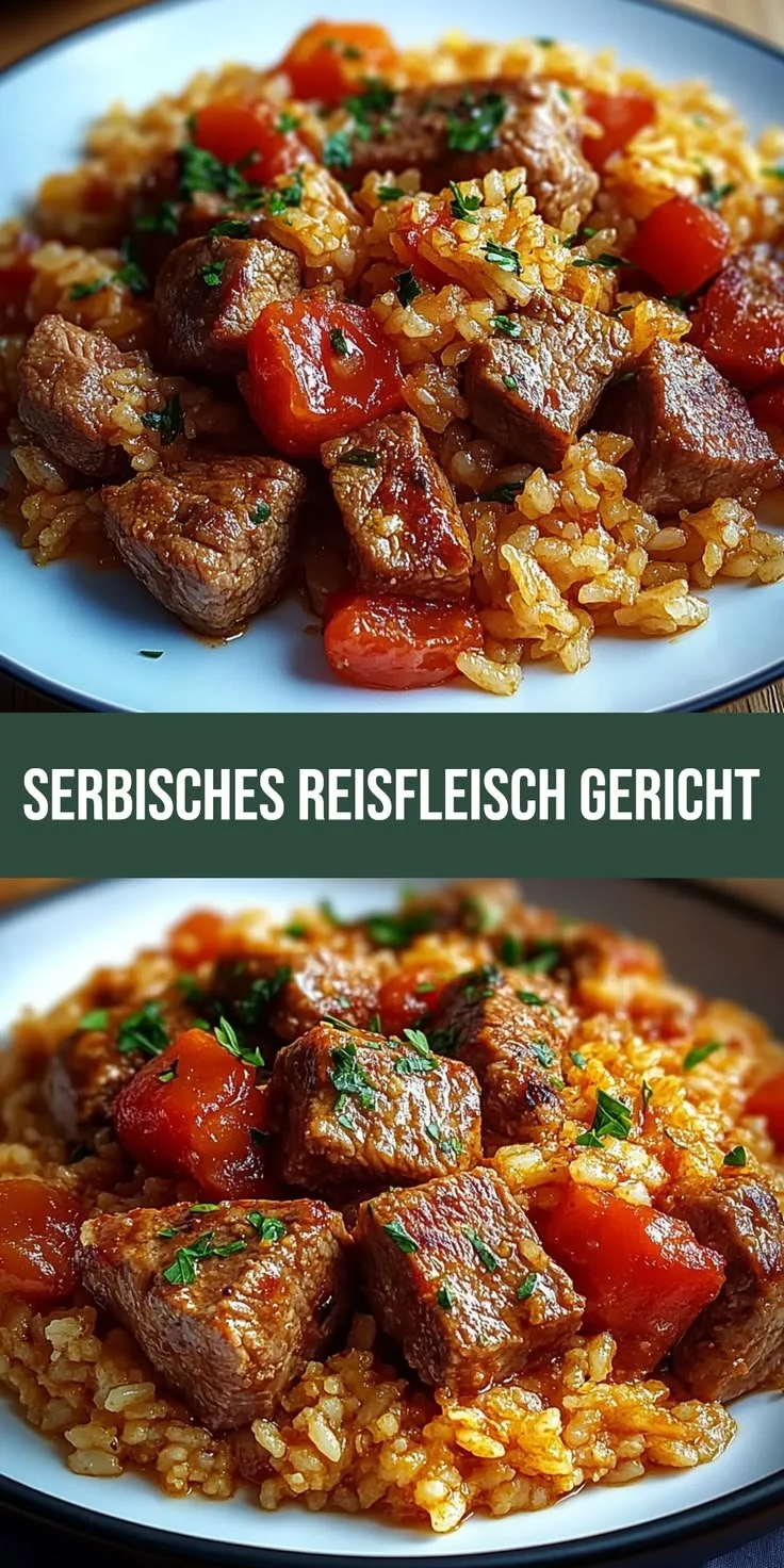 Köstliches serbisches Reisfleisch