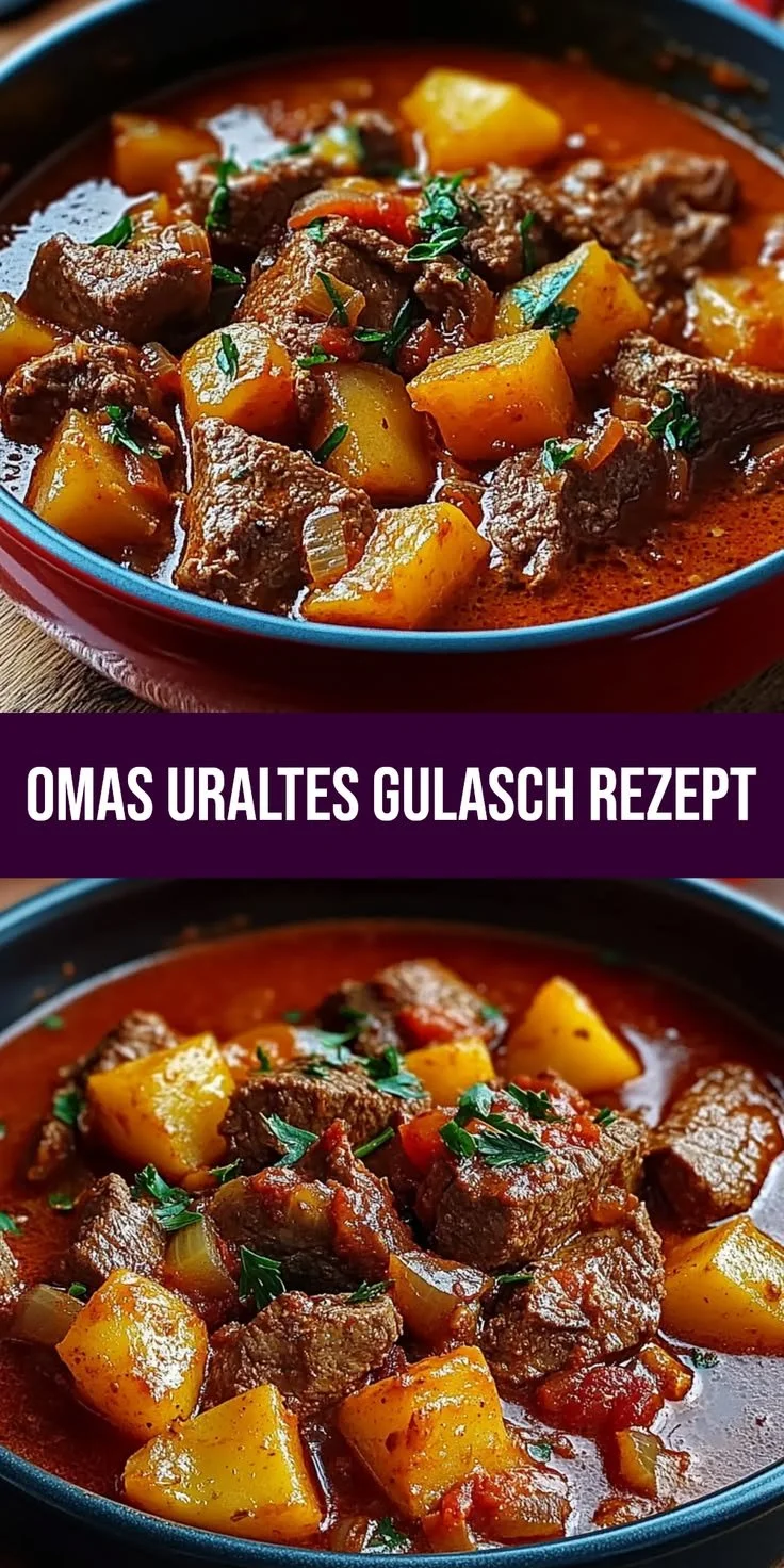 Omas uraltes Gulasch Rezept