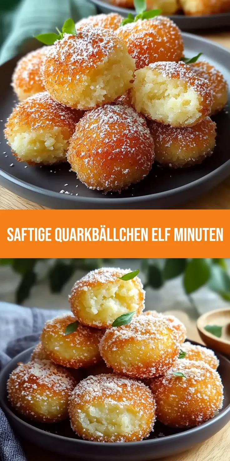 Saftige Quarkbällchen