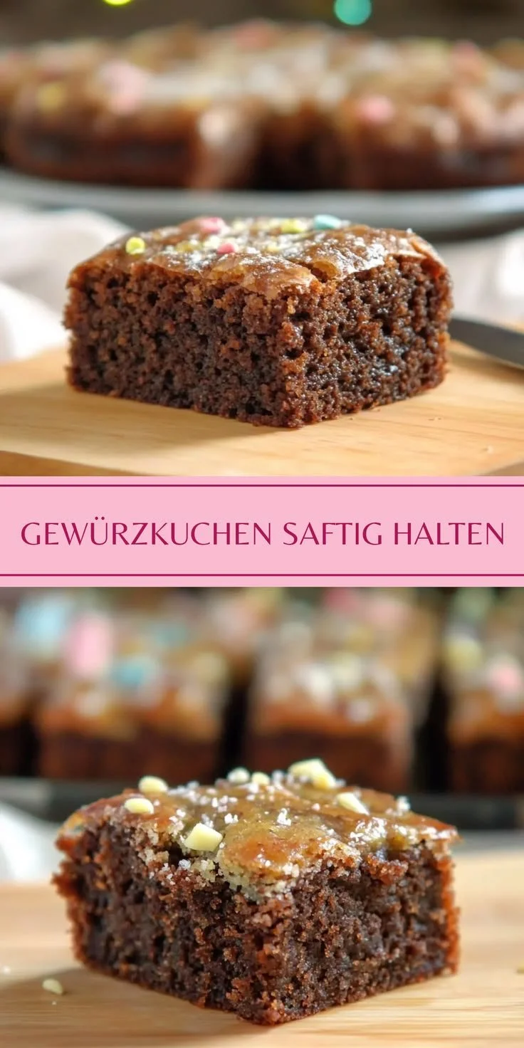 Saftiger Gewürzkuchen vom Blech