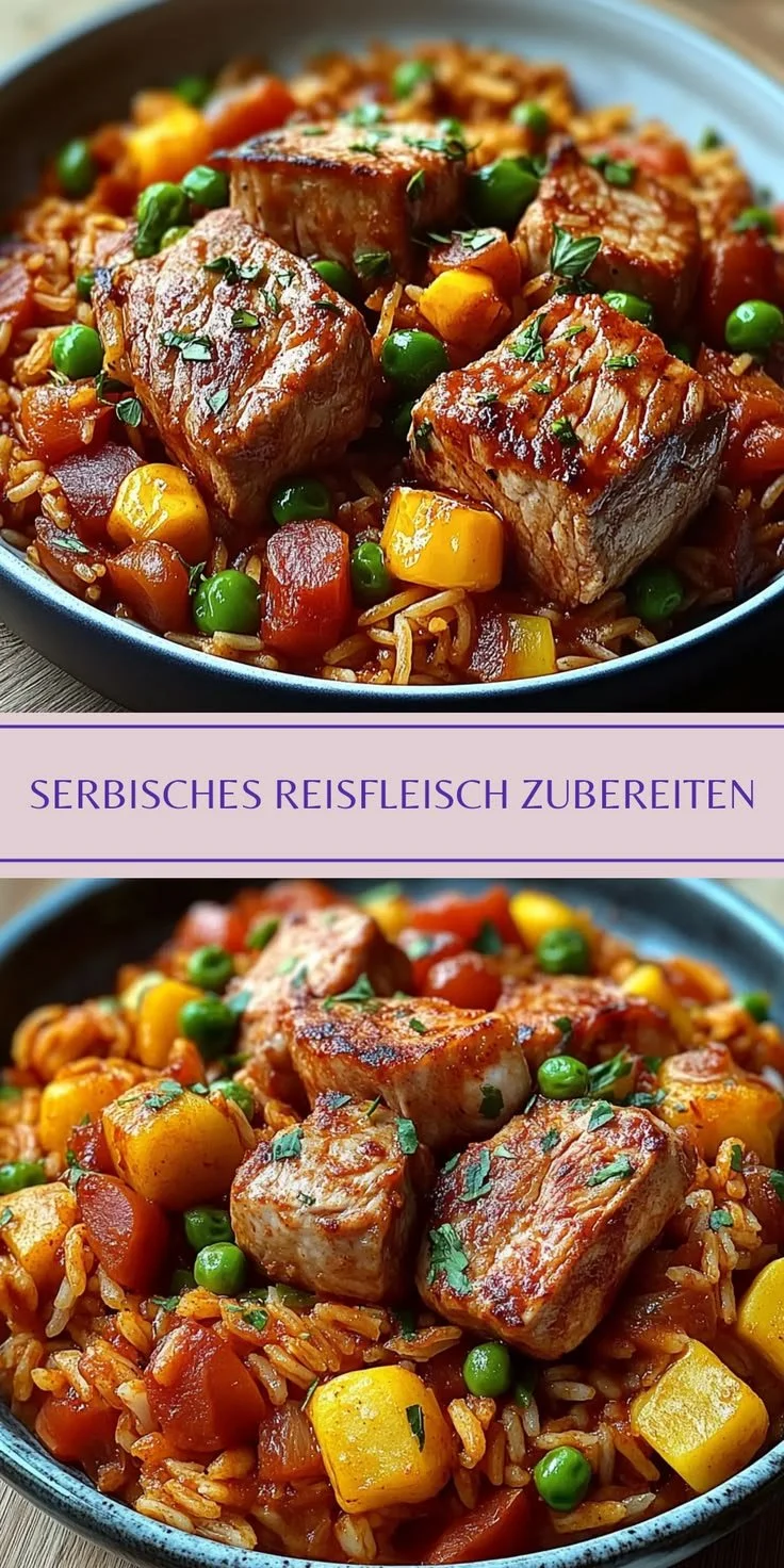 Serbisches Reisfleisch