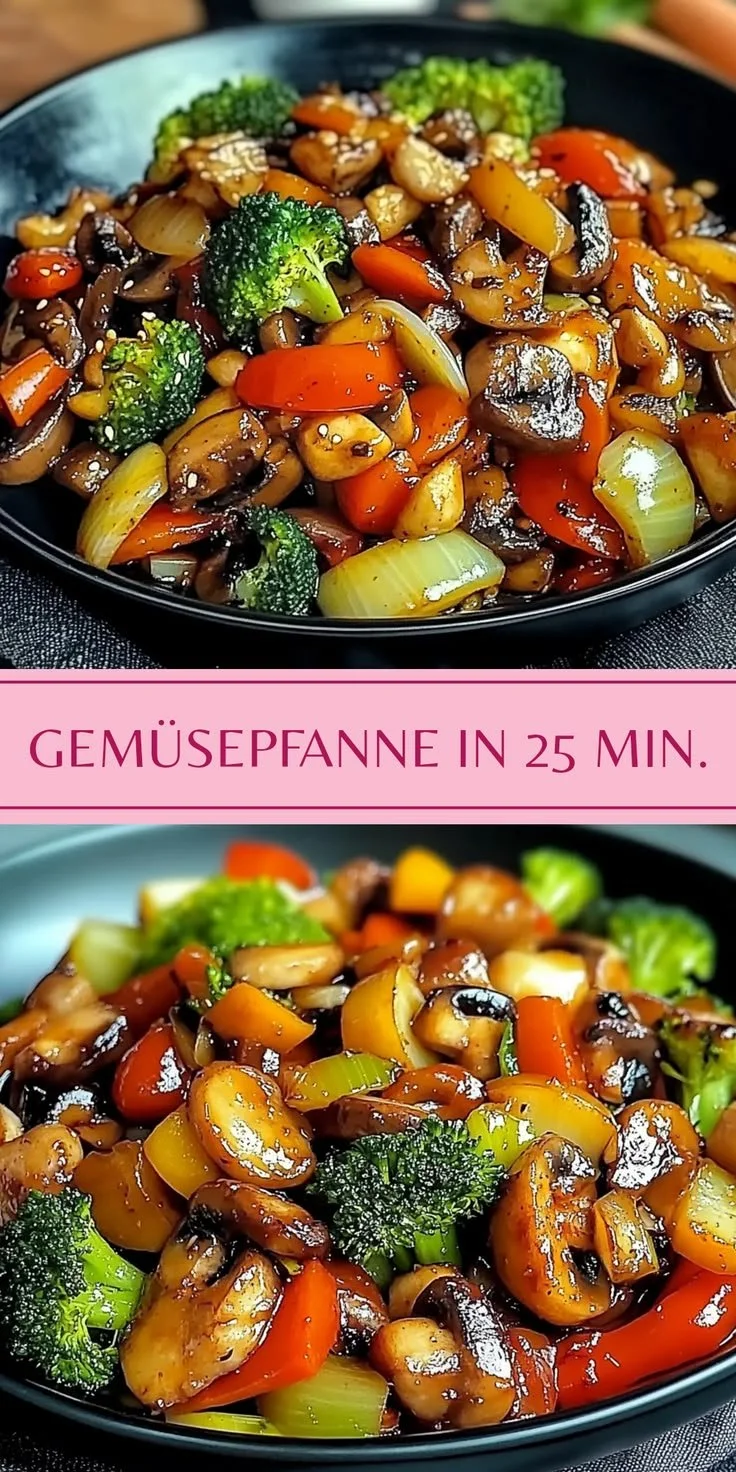 Vegetarische Gemüsepfanne