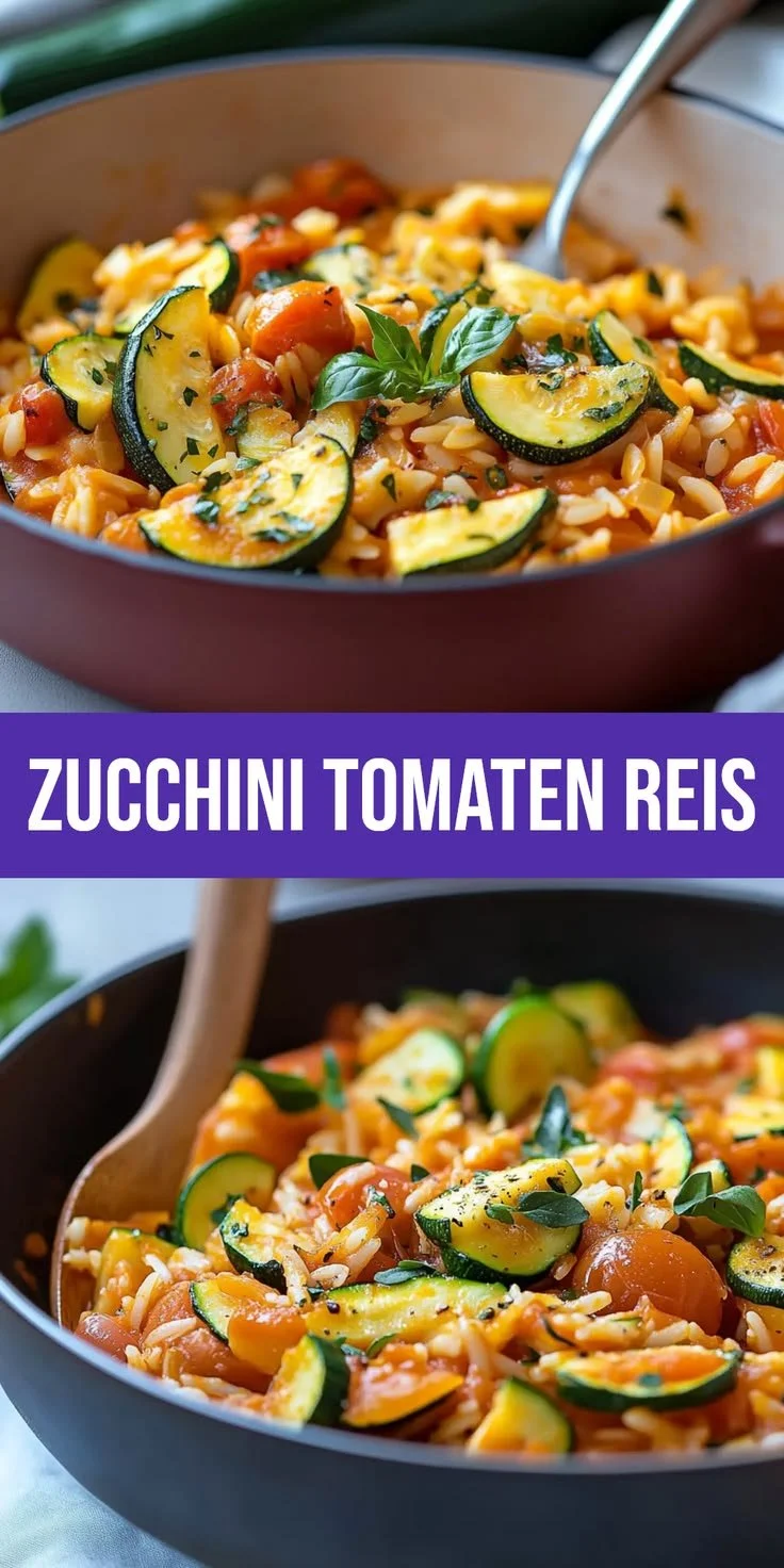 Zucchini-Tomaten-Reis