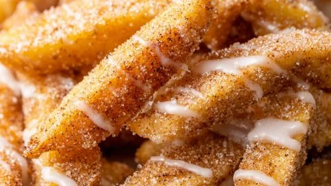 Air Fryer Apfelpommes