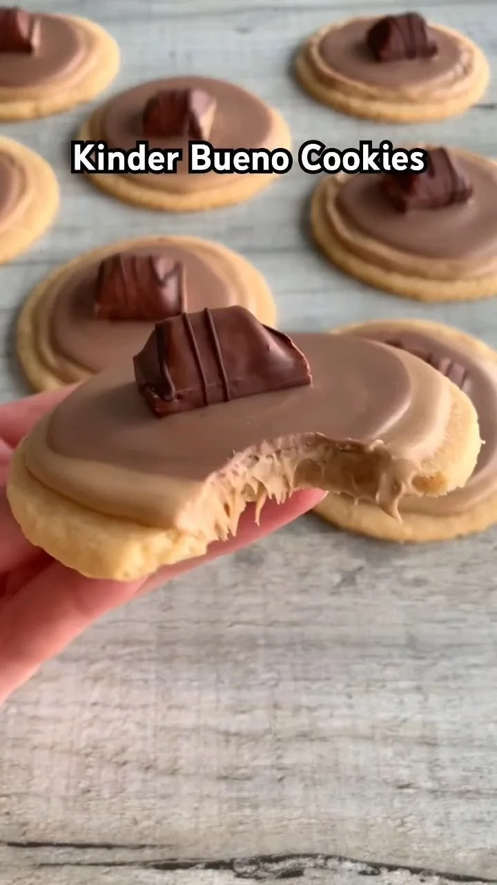 Butterkekse mit Kinder Schokolade