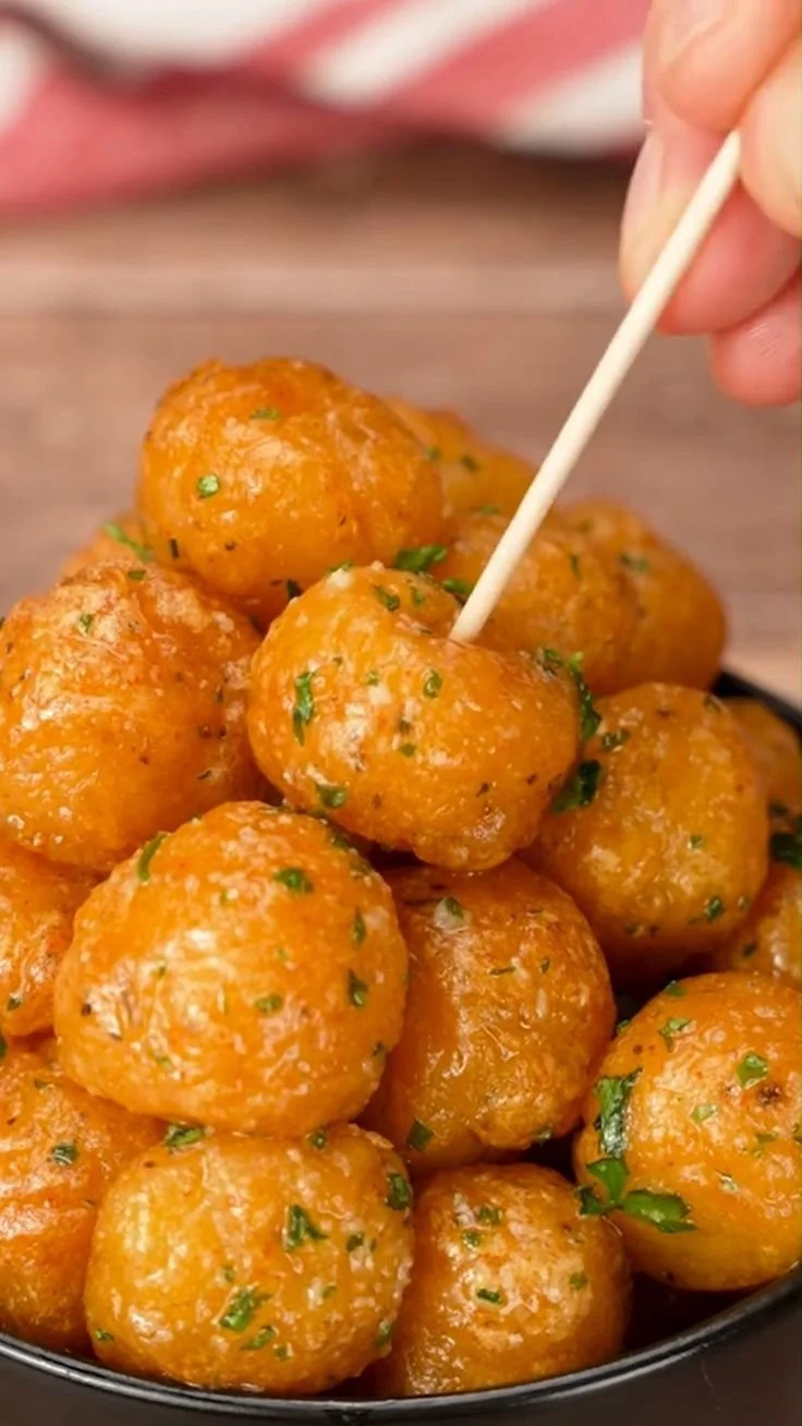 Knoblauch Kartoffel Pops